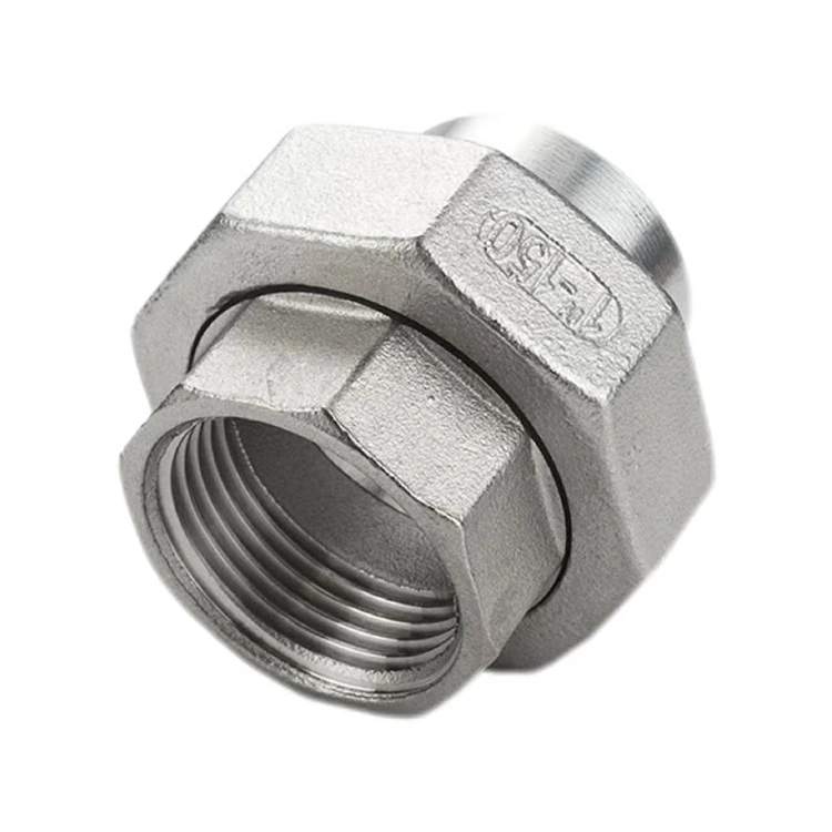 めねじ×突合せ溶接式ユニオン